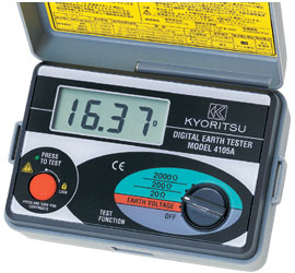 Cách sử dụng máy đo điện trở đất Kyoritsu 4105A