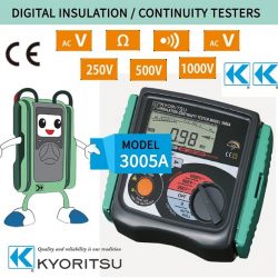 Đồng hồ đo điện trở cách điện Kyoritsu 3005A