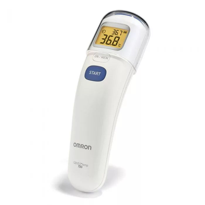 Hướng dẫn sử dụng nhiệt kế điện tử đo trán Omron MC 720