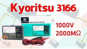 Sử dụng đồng hồ đo điện trở cách điện Kyoritsu 3166 đúng cách
