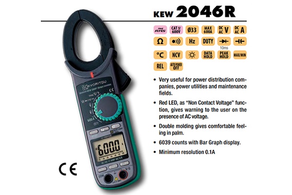 Khả năng đo nhiều thông số điện của Kyoritsu 2046R